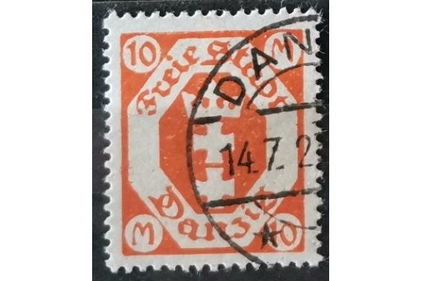 Známka Danzig, 10 M, Mi.110#