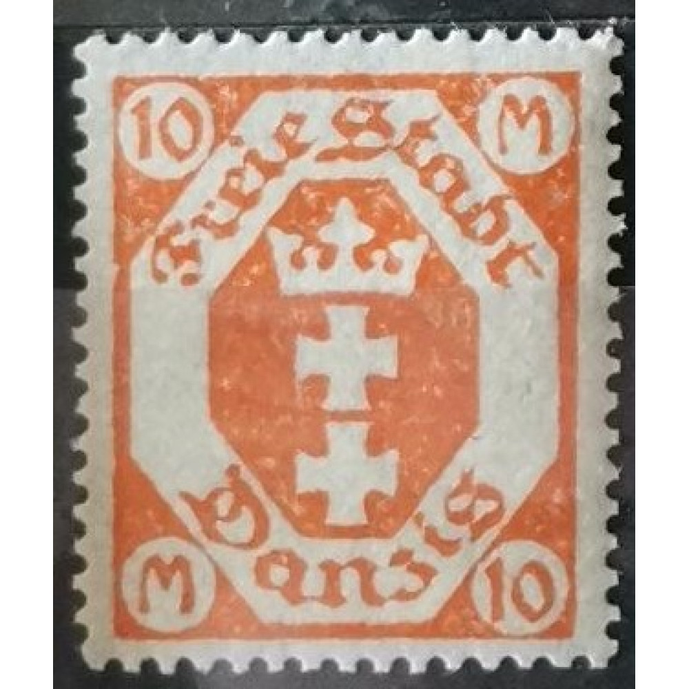 Známka Danzig, 10 M, Mi.110**