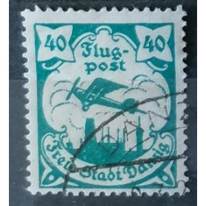 Známka Danzig, 40 Pf, Mi.112#