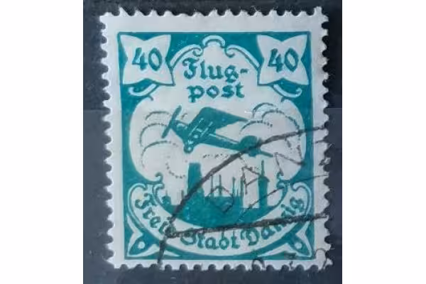 Známka Danzig, 40 Pf, Mi.112#