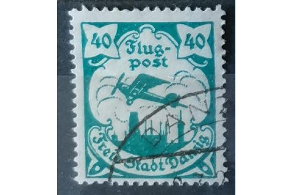 Známka Danzig, 40 Pf, Mi.112#