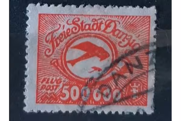 Známka Danzig, 500 000 M, Mi.177#