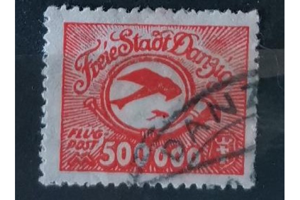 Známka Danzig, 500 000 M, Mi.177#