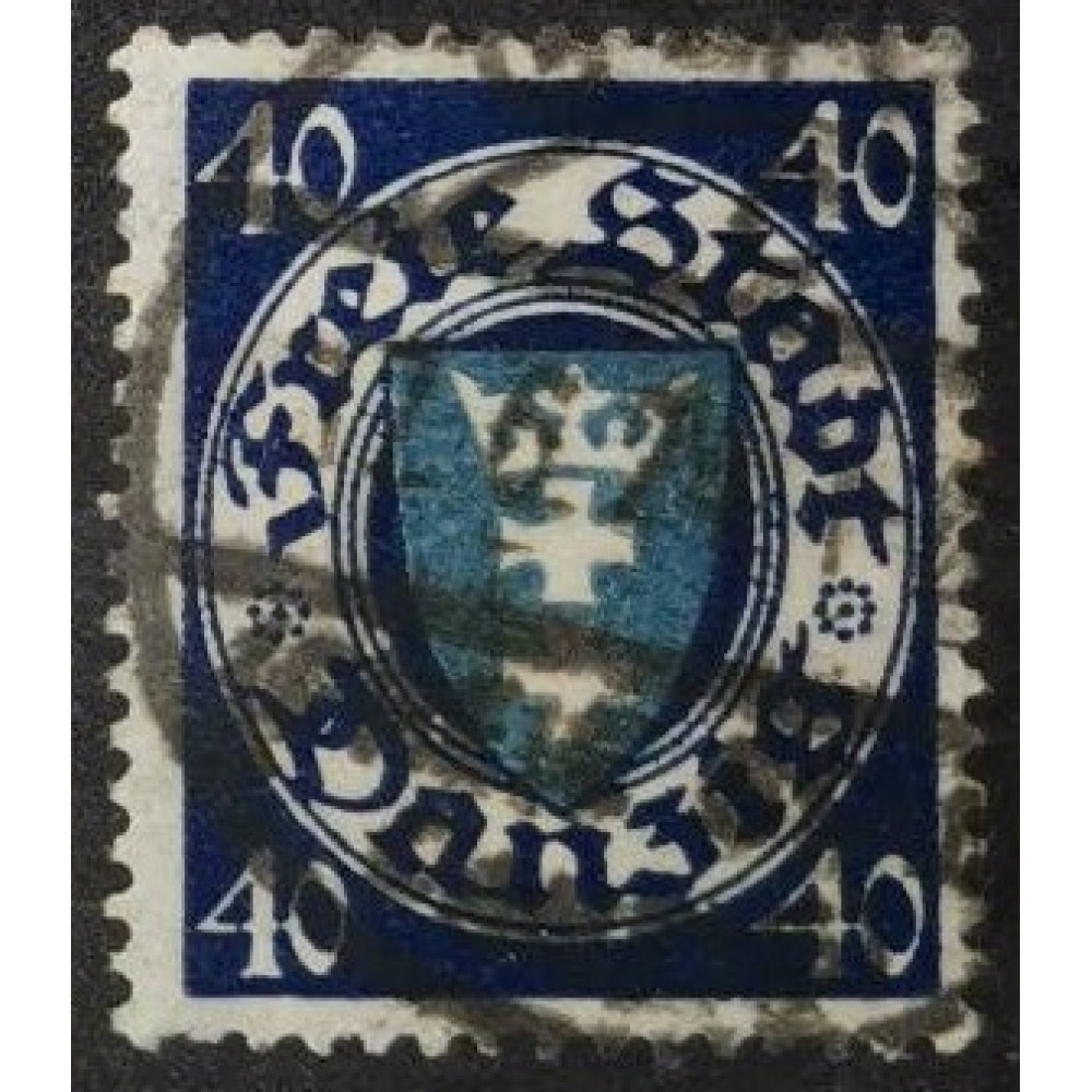 Stamp Danzig, 40 Pf, Mi.199, Used/#