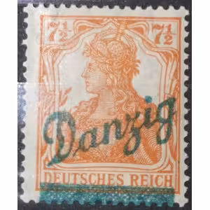 Známka Danzig, 7 1/2 Pf, Mi.35**
