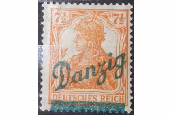 Známka Danzig, 7 1/2 Pf, Mi.35**