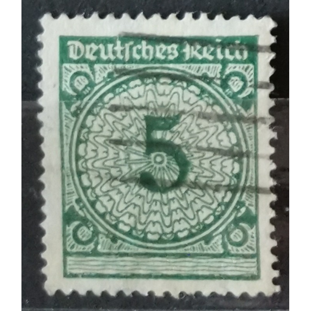Selo Reich Alemão, 5Pfg., Mi.339, Usado/#