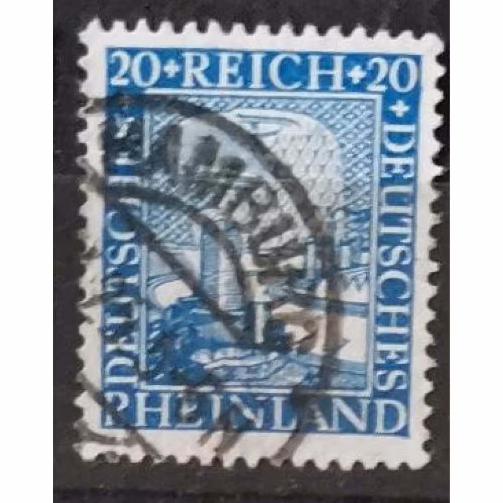 Sello Imperio Alemán (Deutsches Reich), 20Pfg., Mi.374, Usado/#