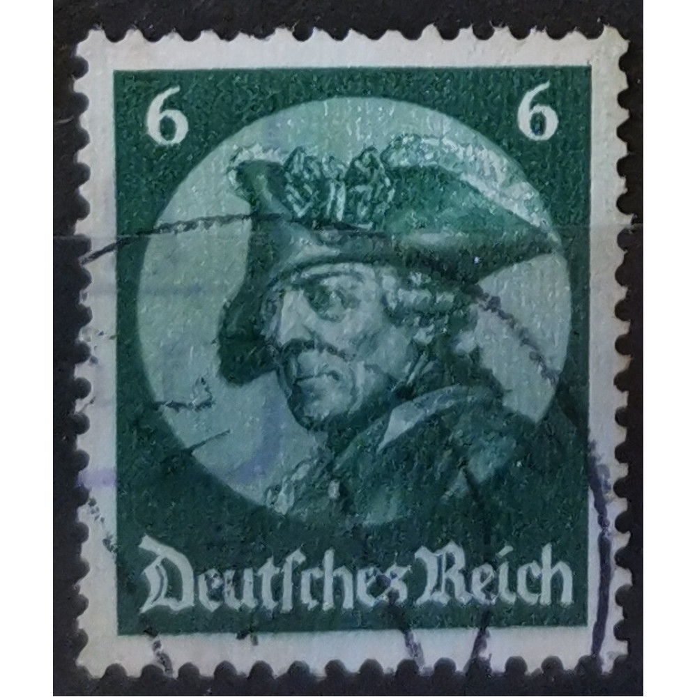 Sello Imperio Alemán (Deutsches Reich), 6Pfg., Mi.479, Usado/#