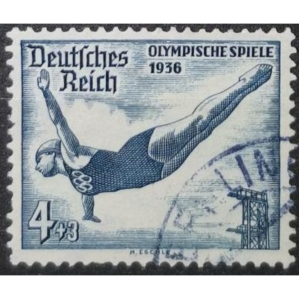 Známka Německo, Reich, 4+3 Pfg., Mi.610#
