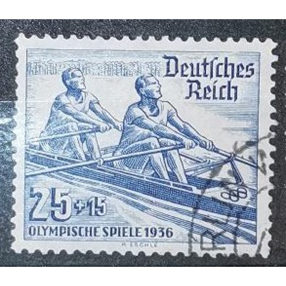 Sello Imperio Alemán (Deutsches Reich), 25+15 Pfg., Mi.615, Usado/#