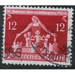 Briefmarke Deutsches Reich, 12Pfg., Mi.619, Used/#