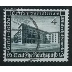 Stamp German Empire, 4+3 Pfg., Mi.635, Used/#