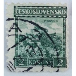 Briefmarke Tschechoslowakie, 2 Kč, Pof.221, Used/#