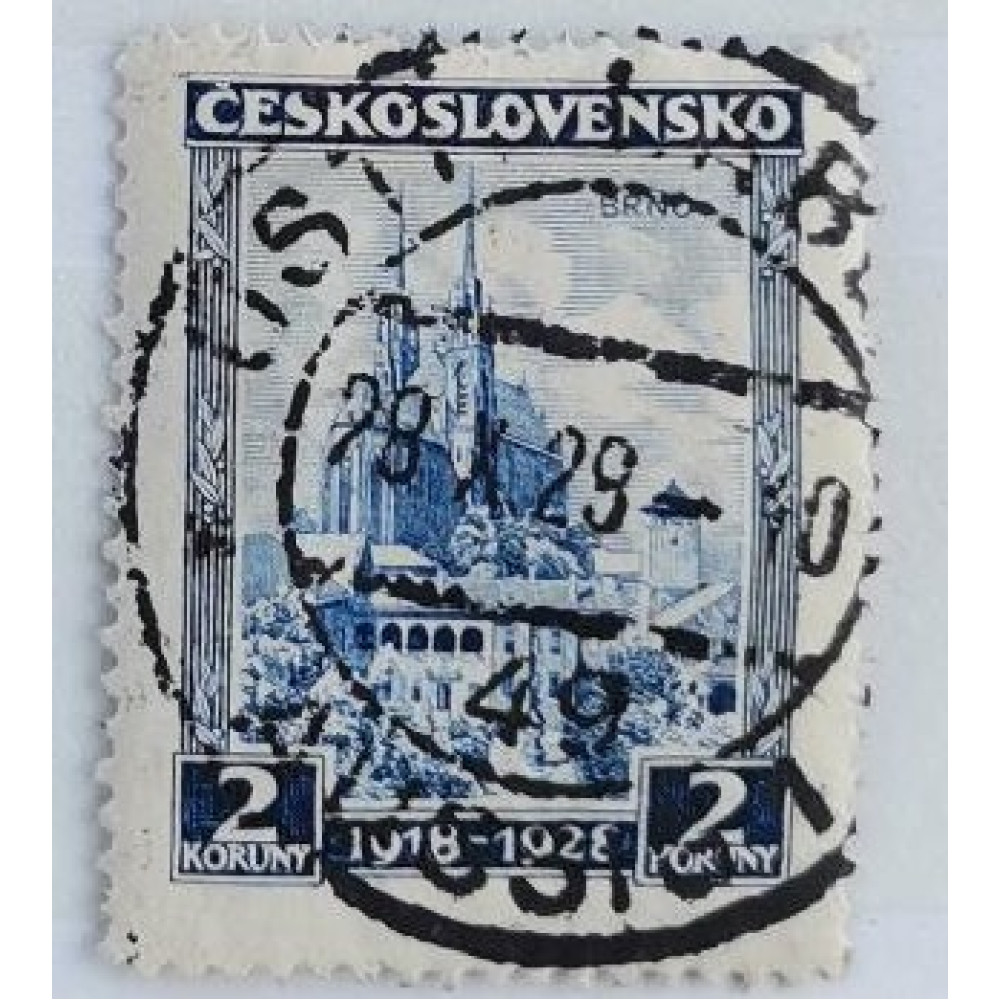 Známka ČSR, 2 Kč, Pof.239# Známka ČSR, 2 Kč, Pof.239#