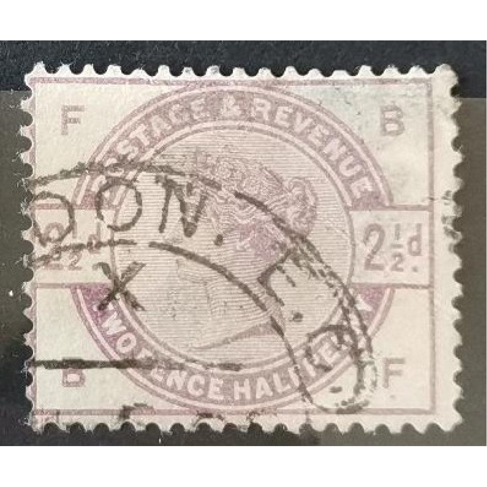 Sello Gran Bretaña, 2½P, Sg.190, Usado/#