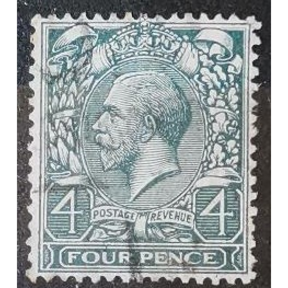 Sello Gran Bretaña, 4P, Sg.379, Usado/#