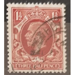 Briefmarke Großbritannien, 1½P, Sg.441, Used/#