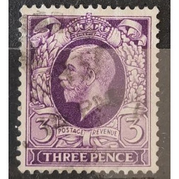 Briefmarke Großbritannien, 3P, Sg.444, Used/#