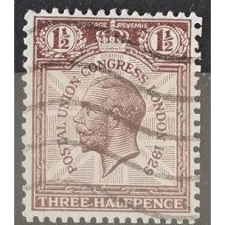 Briefmarke Großbritannien, 1½P, Sg.436, Used/#