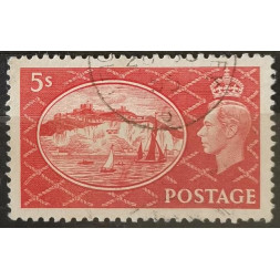 Briefmarke Großbritannien, 5Sh, Sg.510, Used/#