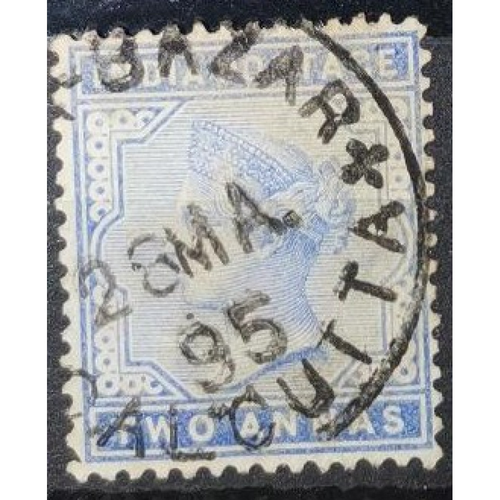 Stamp India, 2 Annas, Sg.IN92, Used/#