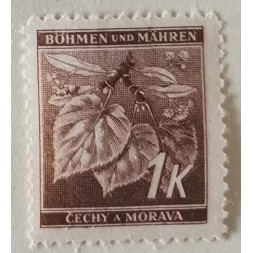 Známka Protektorát Čechy a Morava, 1K, Mi.67*