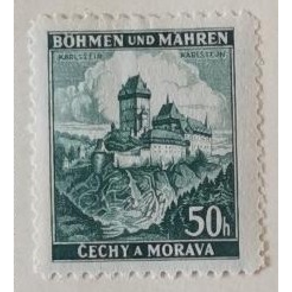 Stamp Protectorate Bohemia and Moravia, 50h, Mi.26, MH*