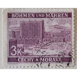 Známka Protektorát Čechy a Morava, 3K, Mi.33#