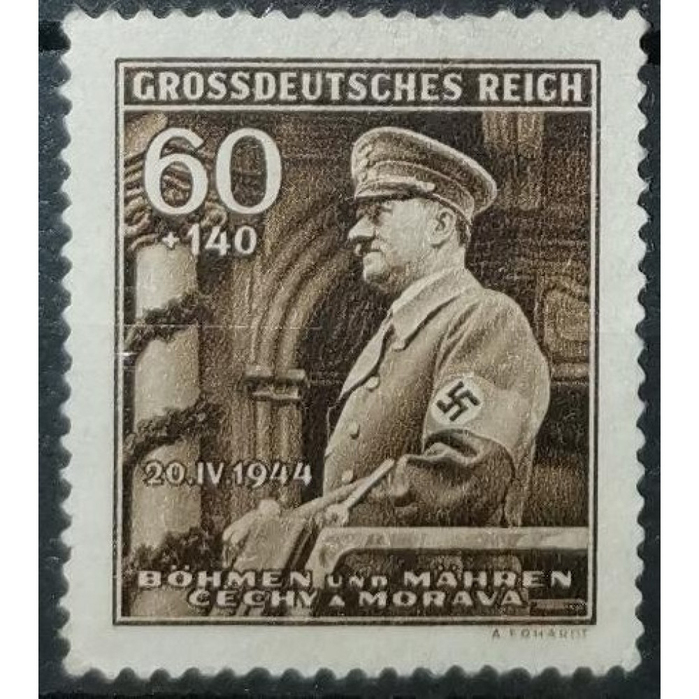 Briefmarke Protektorat Böhmen und Mähren, 60 140, Mi.136, MH*