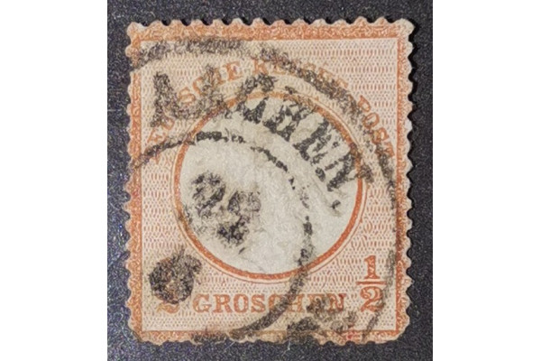 Známka Německo, Reich, ½Gr., Mi.3#