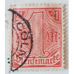 Známka Německo, Reich, 1Mk., Mi.22# Známka Německo, Reich, 1Mk., Mi.22#