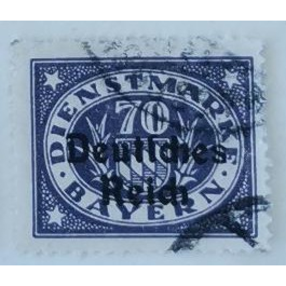 Sello Imperio Alemán (Deutsches Reich), 70Pfg., Mi.42, Usado/#
