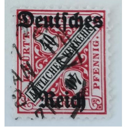 Známka Německo, Reich, 40Pfg., Mi.62# Známka Německo, Reich, 40Pfg., Mi.62#