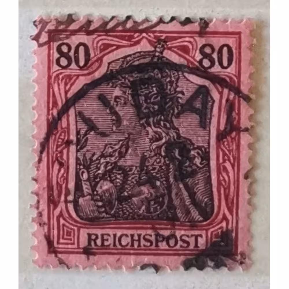 Briefmarke Deutsches Reich, 80Pfg., Mi.62, Used/#