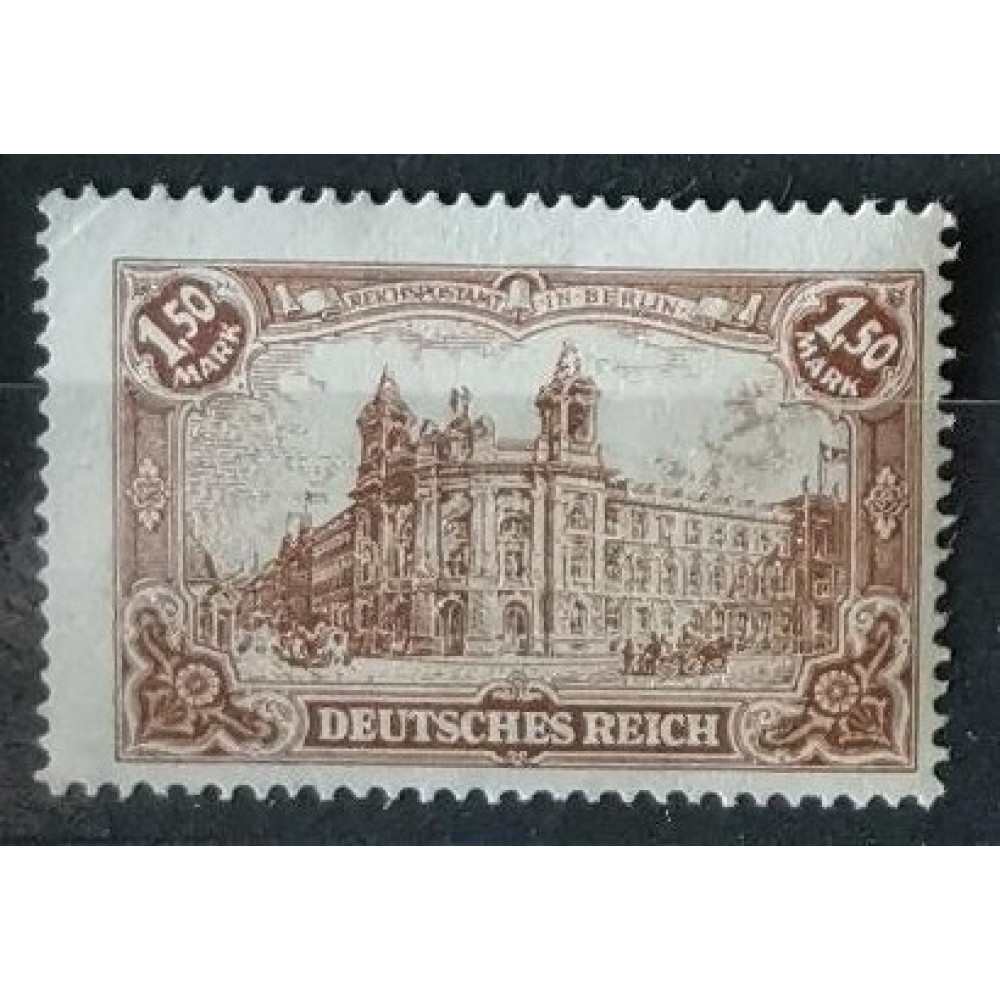 Sello Imperio Alemán (Deutsches Reich), 1.50Mk., Mi.114, MH*