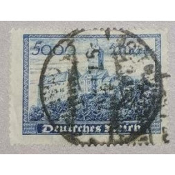 Briefmarke Deutsches Reich, 5000Mk., Mi.261, Used/#