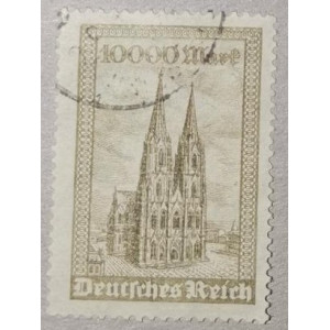 Známka Německo, Reich, 10000Mk., Mi.262#