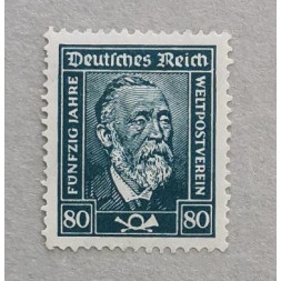 Stamp German Empire, 80Pfg., Mi.363, MH*