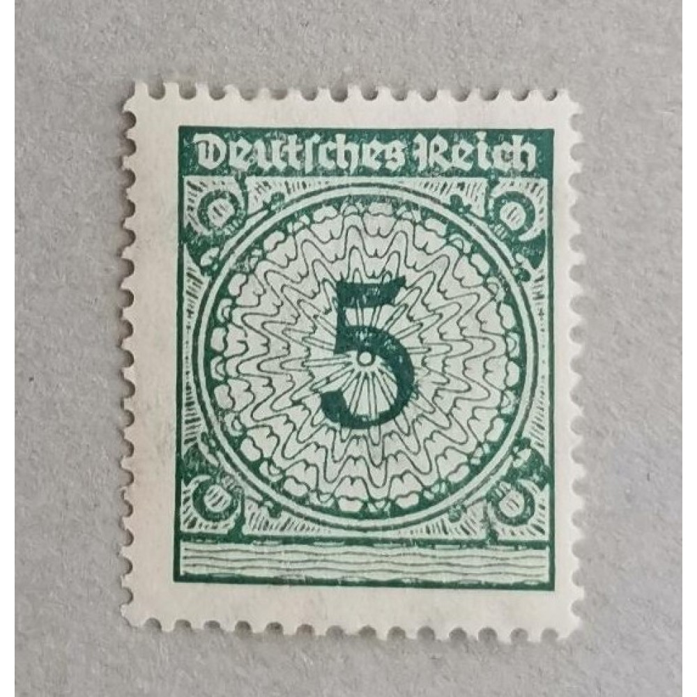 Sello Imperio Alemán (Deutsches Reich), 5Pfg., Mi.339, MNH**