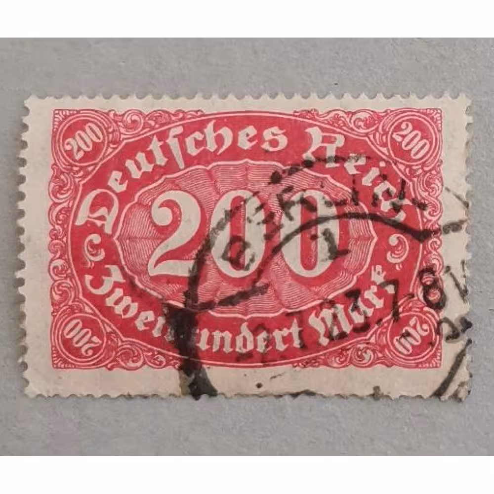 Známka Německo, Reich, 200Mk., Mi.220#