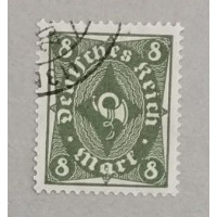 Briefmarke Deutsches Reich, 8Mk., Mi.229, Used/#