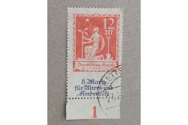 Známka Německo, Reich, 12+8 Mk., Mi.234#