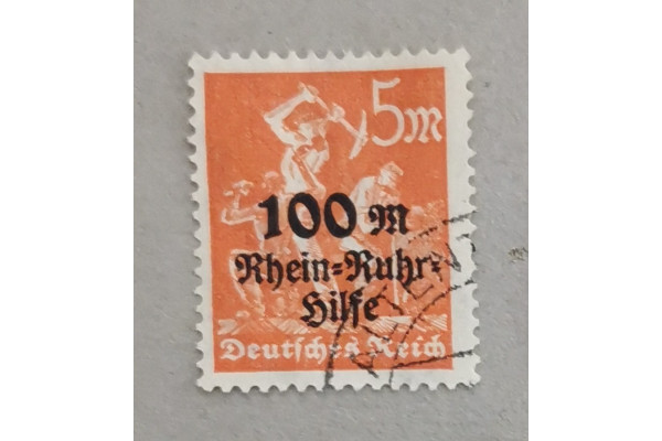 Známka Německo, Reich, 5+100 Mk., Mi.258#