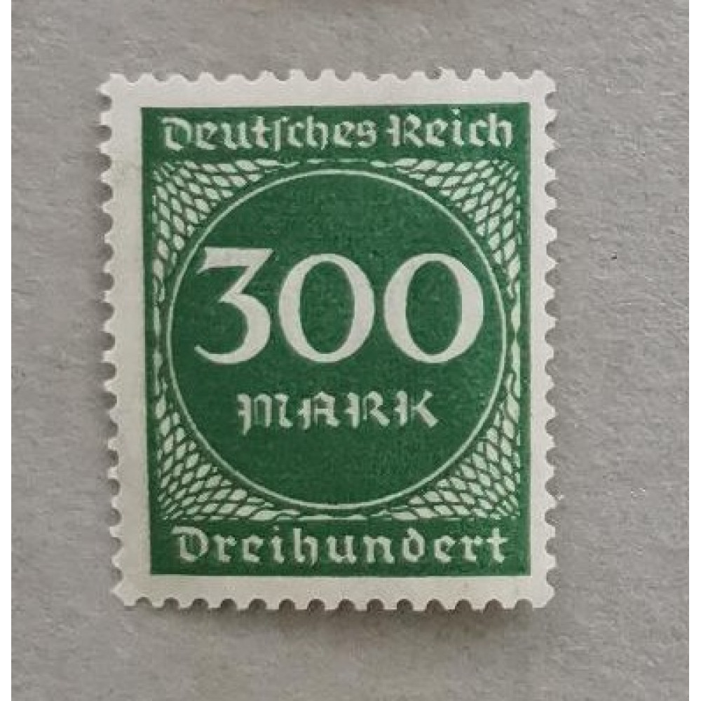 Sello Imperio Alemán (Deutsches Reich), 300Mk., Mi.270, MNH**