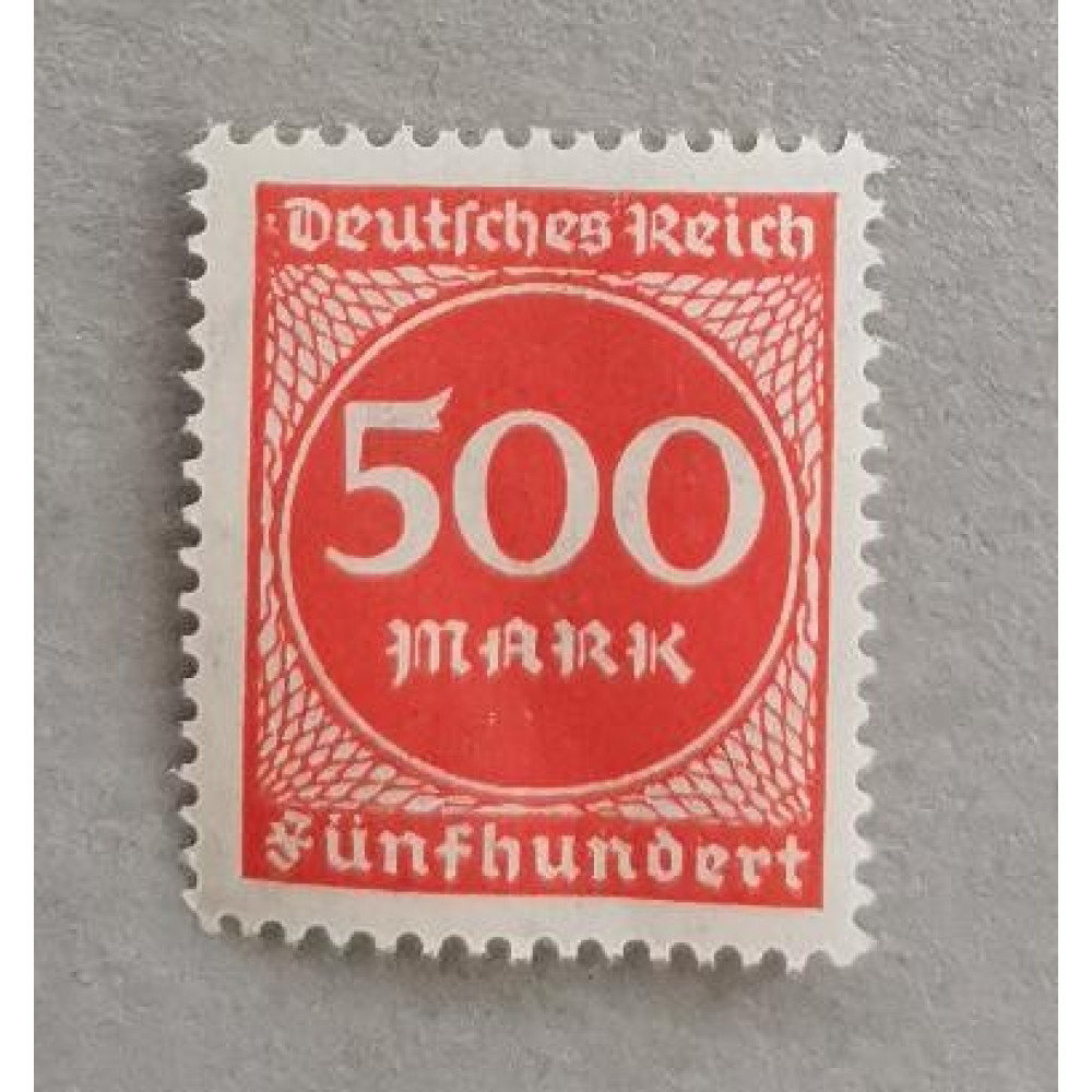 Sello Imperio Alemán (Deutsches Reich), 500Mk., Mi.272, MNH**