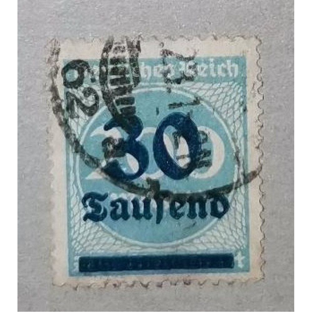 Sello Imperio Alemán (Deutsches Reich), 30/200T.Mk./Mk., Mi.285, Usado/#