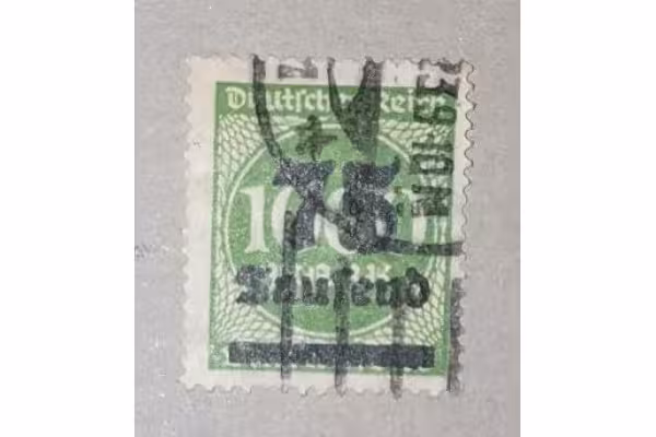 Známka Německo, Reich, 75/1000T.Mk./Mk., Mi.288#