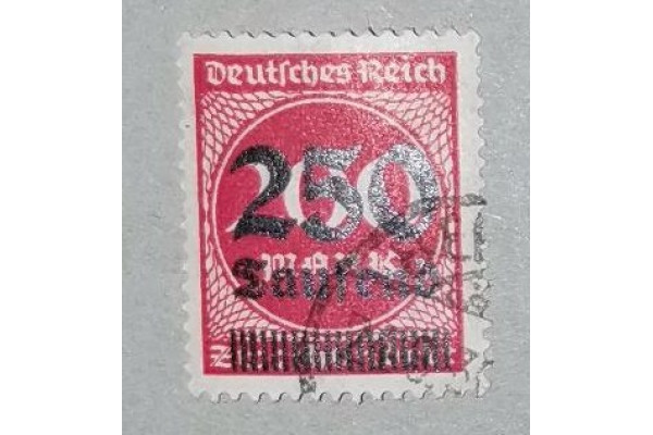 Známka Německo, Reich, 250/200T.Mk./Mk., Mi.292#
