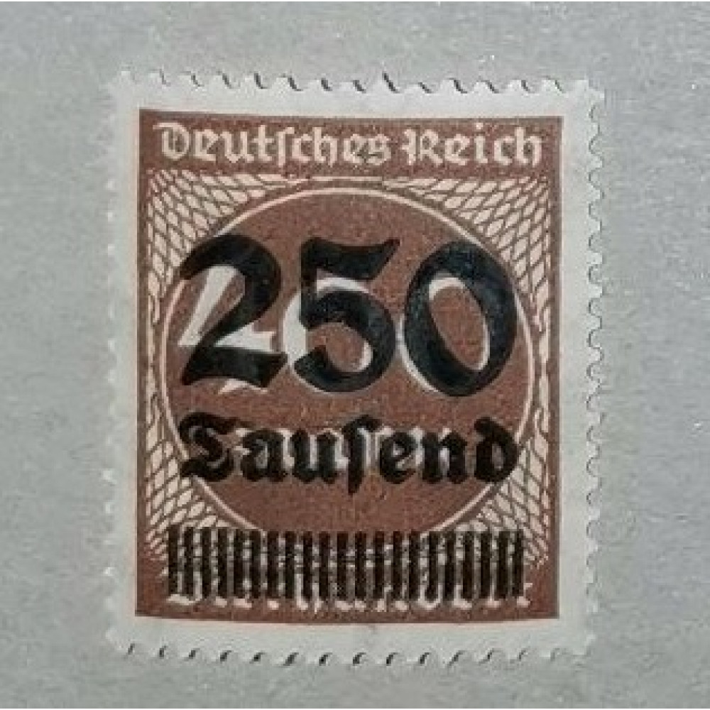 Selo Reich Alemão, 250/400T.Mk./Mk., Mi.294, MH*